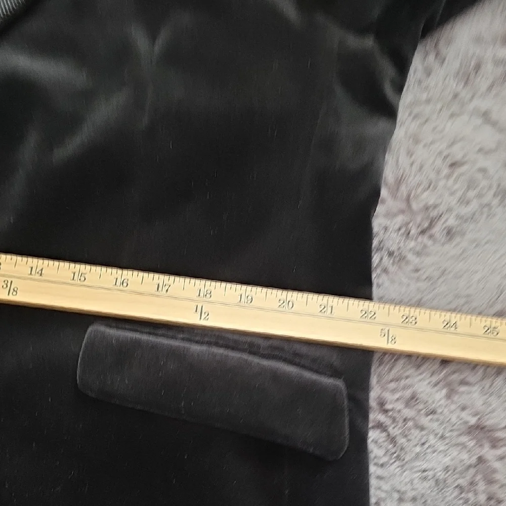 Robert Graham Elegant Black Velvet Blazer Texture Classic 44